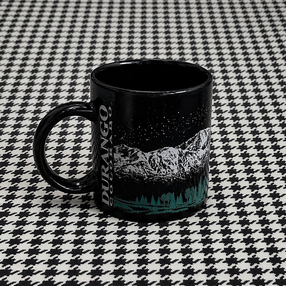 Sansegal Everywhere Durango, CO Souvenir Travel‎ Coffee Tea Mug Black Night Sky